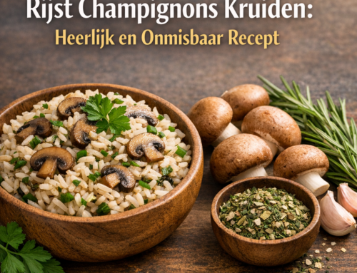Rijst Champignons Kruiden: Heerlijk en Onmisbaar Recept