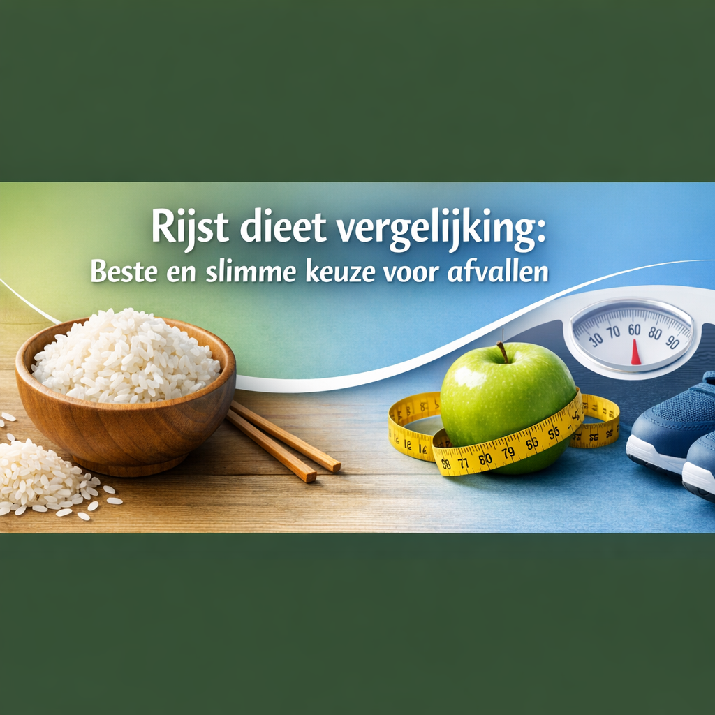 Illustration of Rijst dieet vergelijking: Beste en slimme keuze voor afvallen