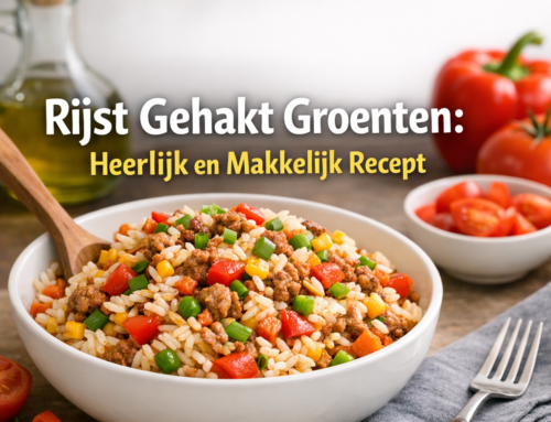 Rijst Gehakt Groenten: Heerlijk en Makkelijk Recept